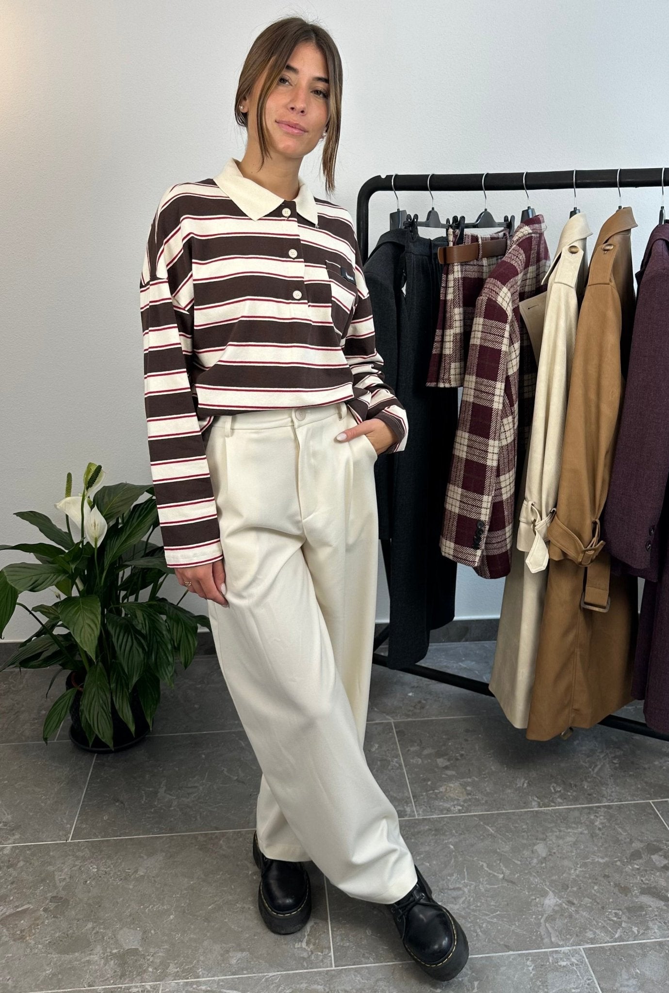 Pantalone classico LUMINA - Omnēa