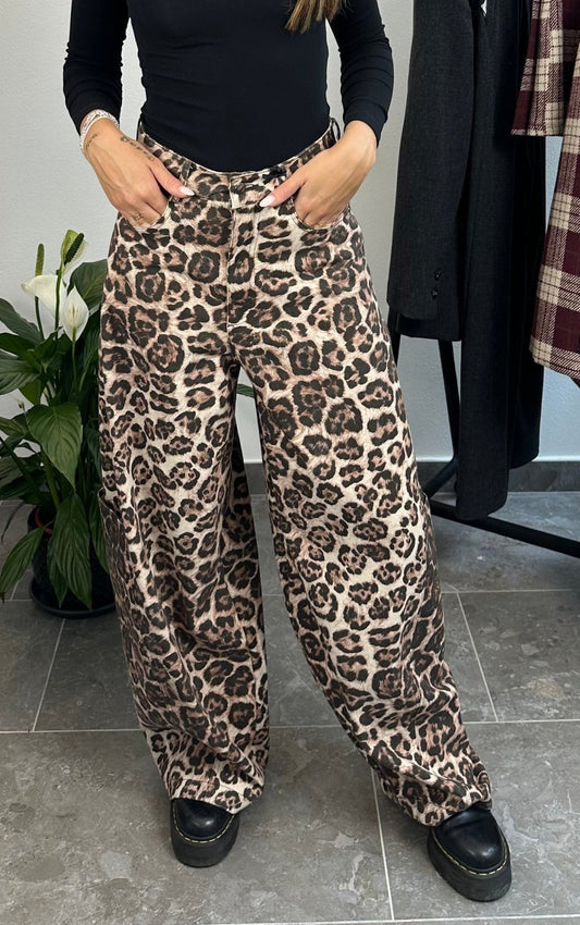 Pantaloni leopardati LUMINA - Omnēa