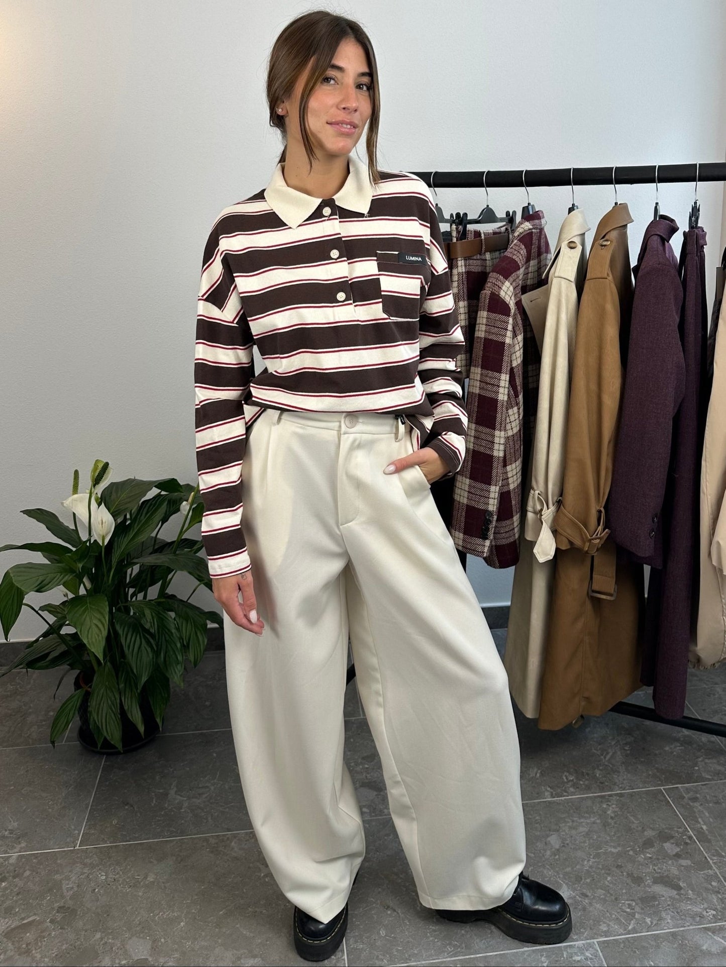 Pantalone classico LUMINA - Omnēa