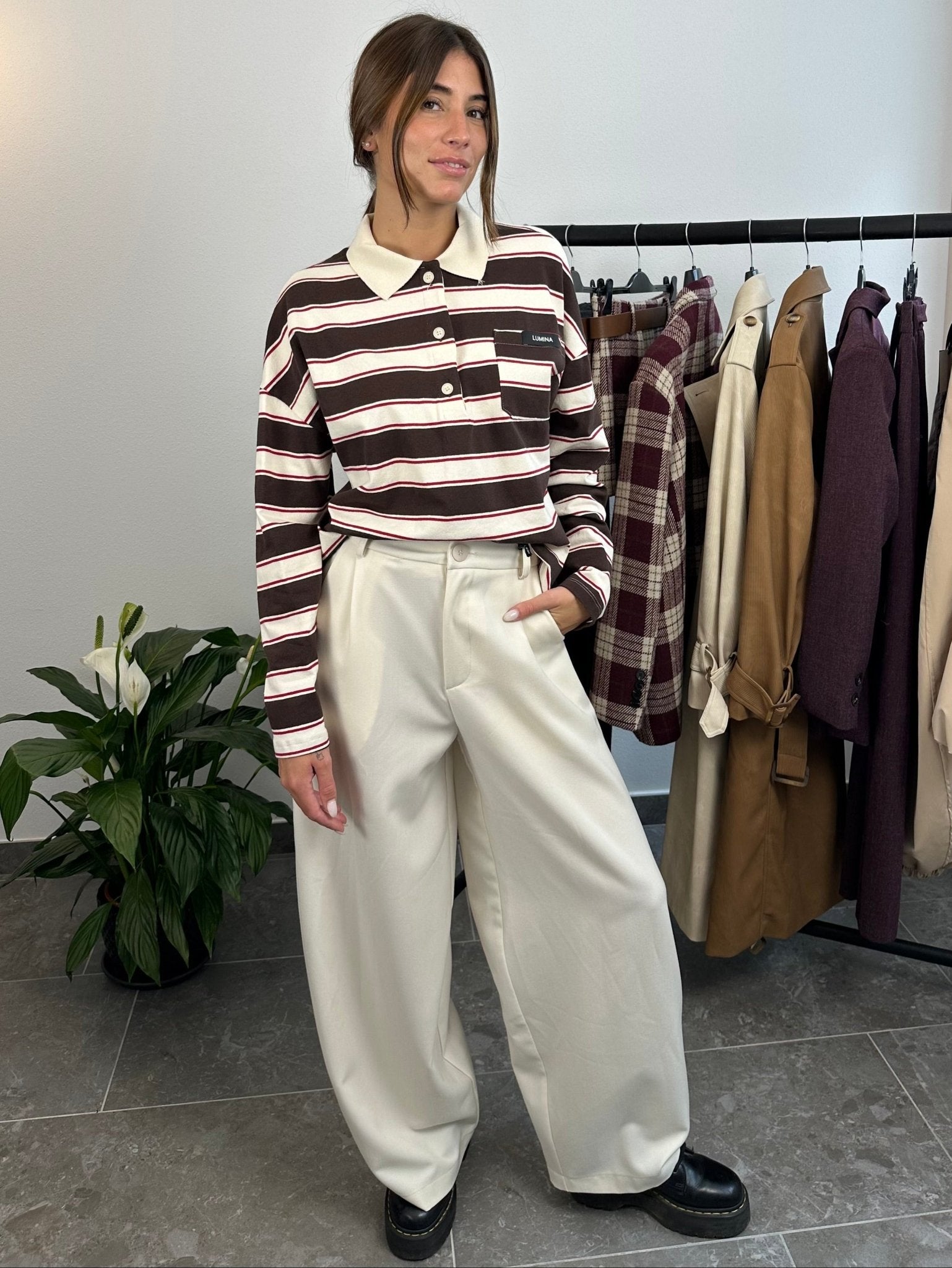 Pantalone classico LUMINA - Omnēa