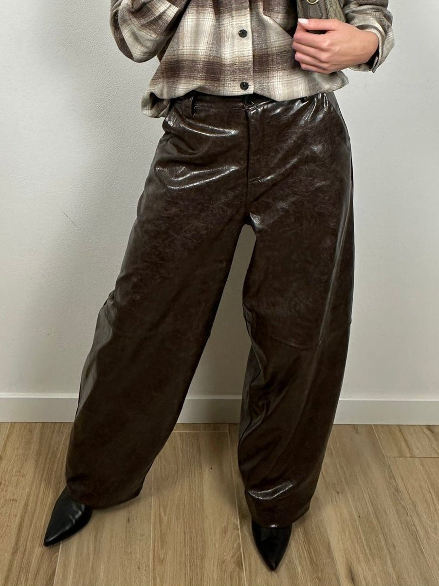 Pantalone ecopelle by LUMINA - Omnēa