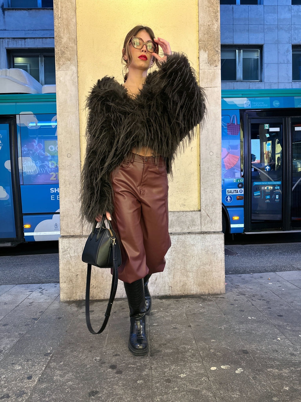 Pantalone ecopelle by LUMINA - Omnēa