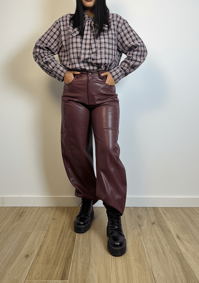 Pantalone ecopelle by LUMINA - Omnēa