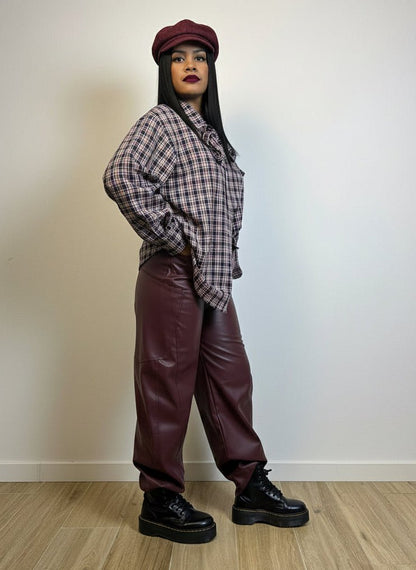 Pantalone ecopelle by LUMINA - Omnēa