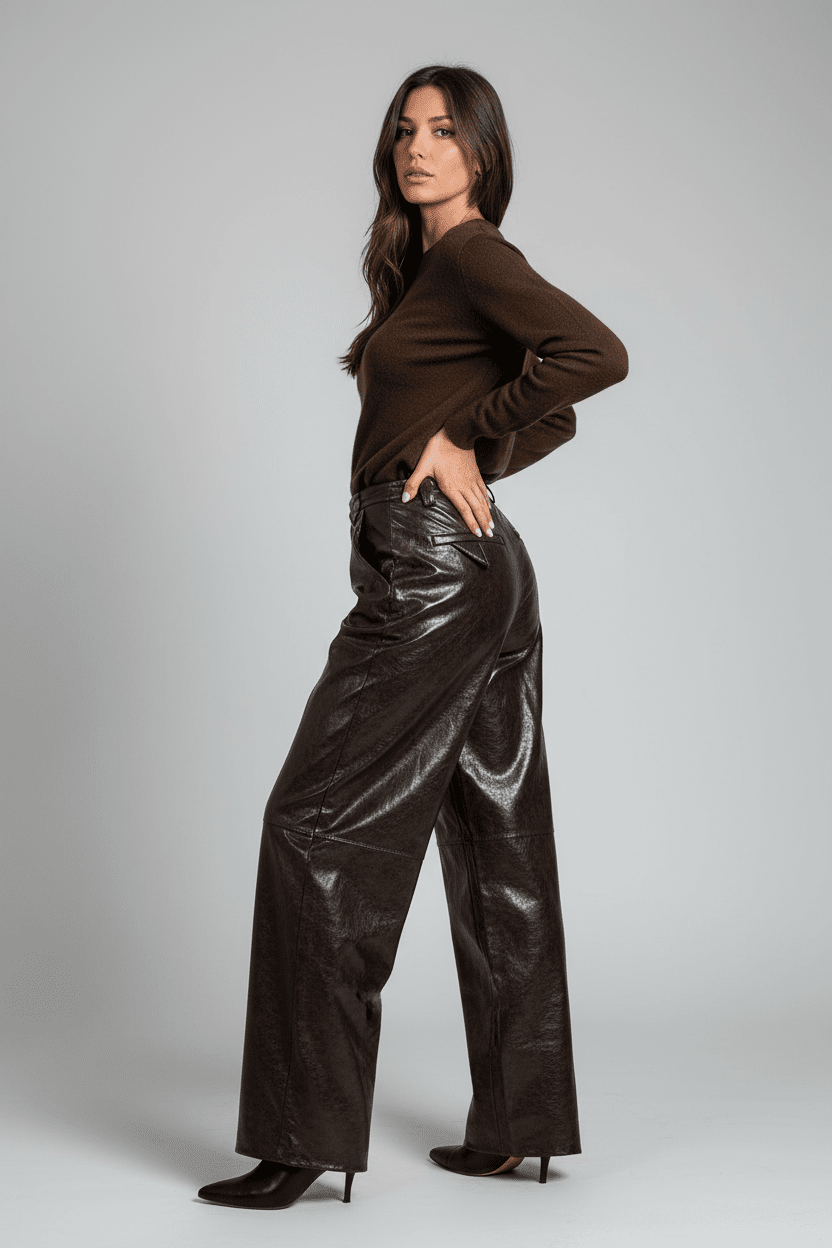 Pantalone ecopelle by LUMINA - Omnēa