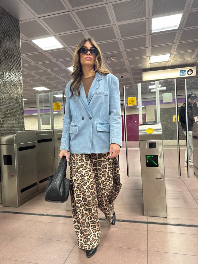 Pantaloni leopardati LUMINA - Omnēa