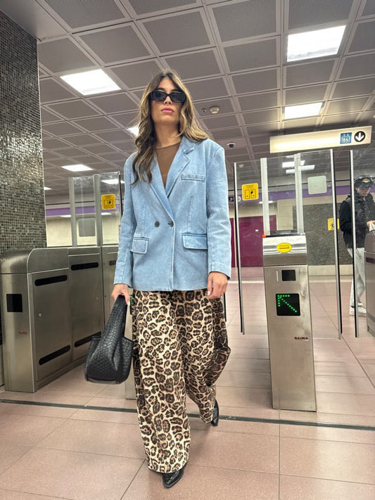 Pantaloni leopardati LUMINA - Omnēa