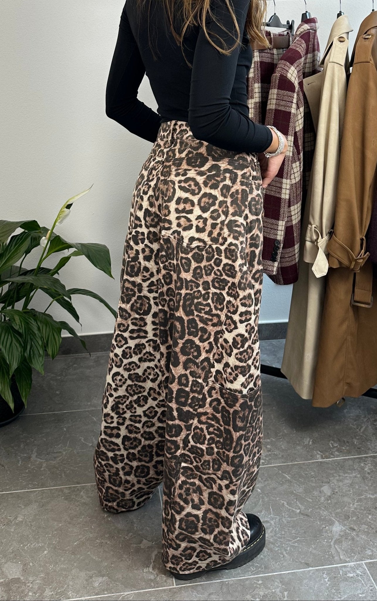 Pantaloni leopardati LUMINA - Omnēa