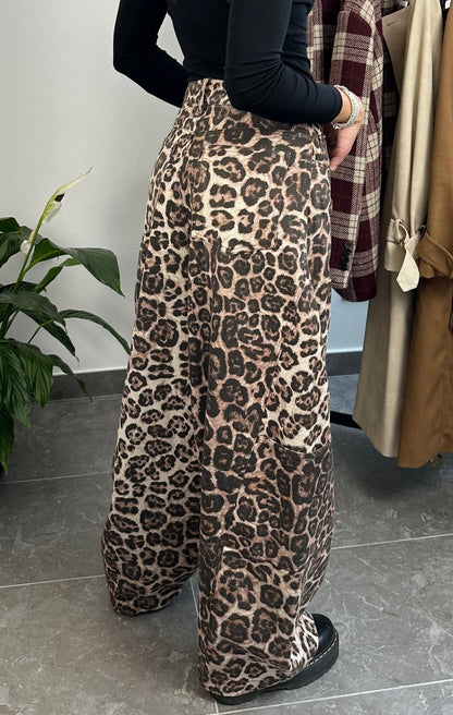 Pantaloni leopardati LUMINA - Omnēa